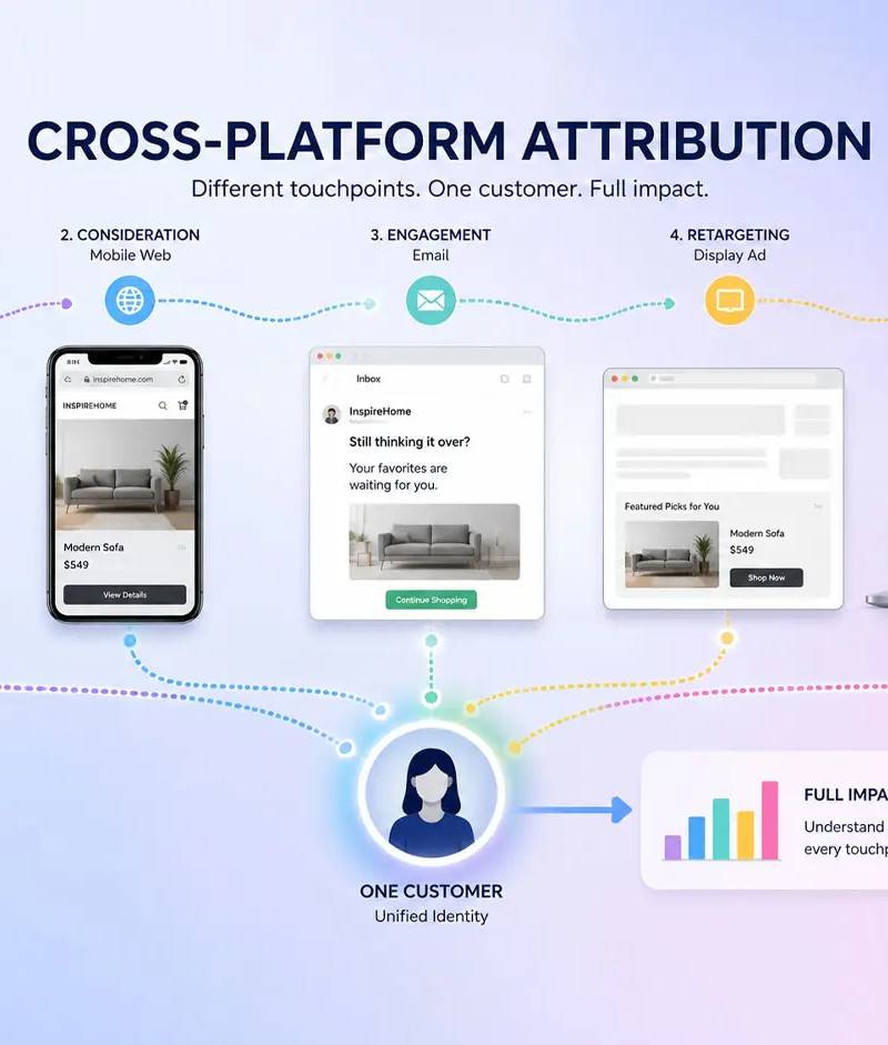 Cross-Platform Attribution: A Modern Marketer's Guide — Ngital blog cover image