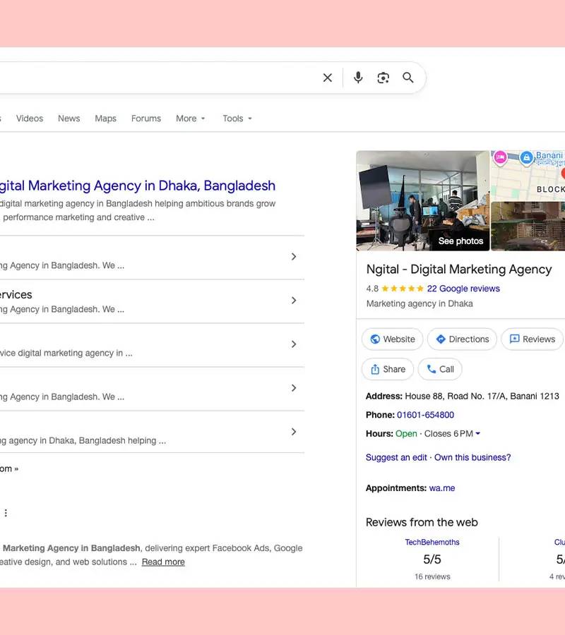 Local SEO for Healthcare Practices in Bangladesh — Ngital blog cover image